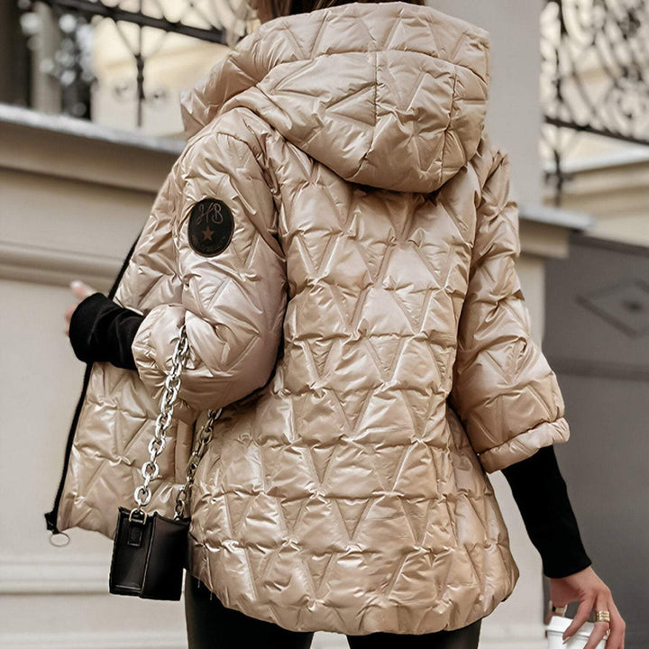 Gemütliche Leichte Steppjacke mit Kapuze für Damen