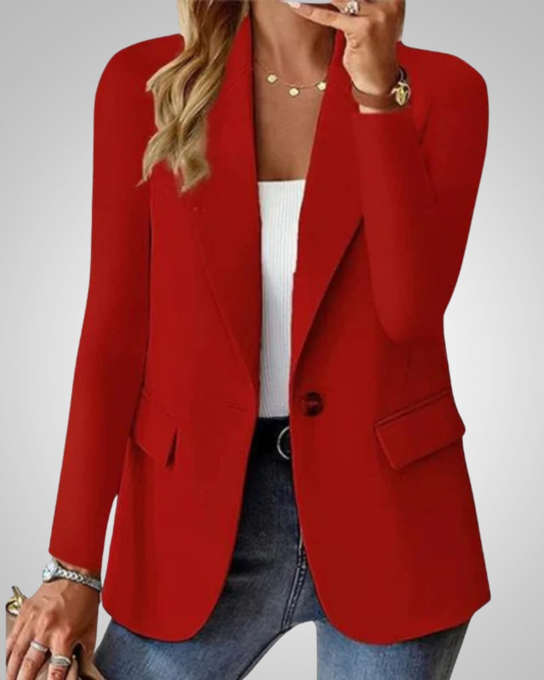 Klassischer Taillierter Blazer für Damen
