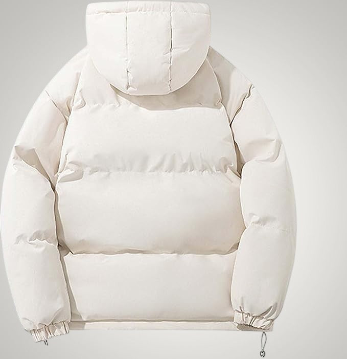 Warme Puffer Daunenjacke mit Kapuze für Damen