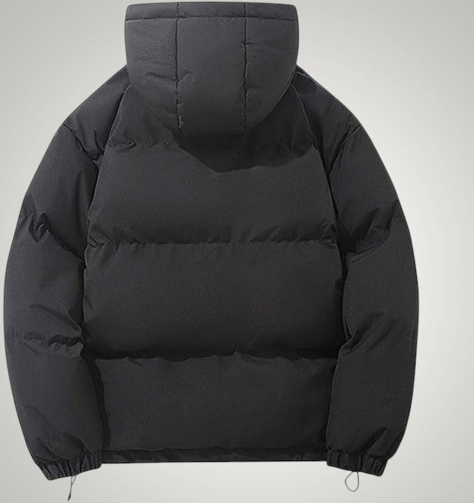 Warme Puffer Daunenjacke mit Kapuze für Damen