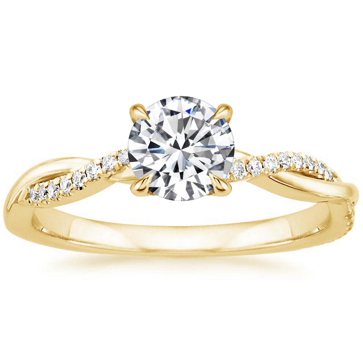 Eleganter Janes Goldfarbener Ring