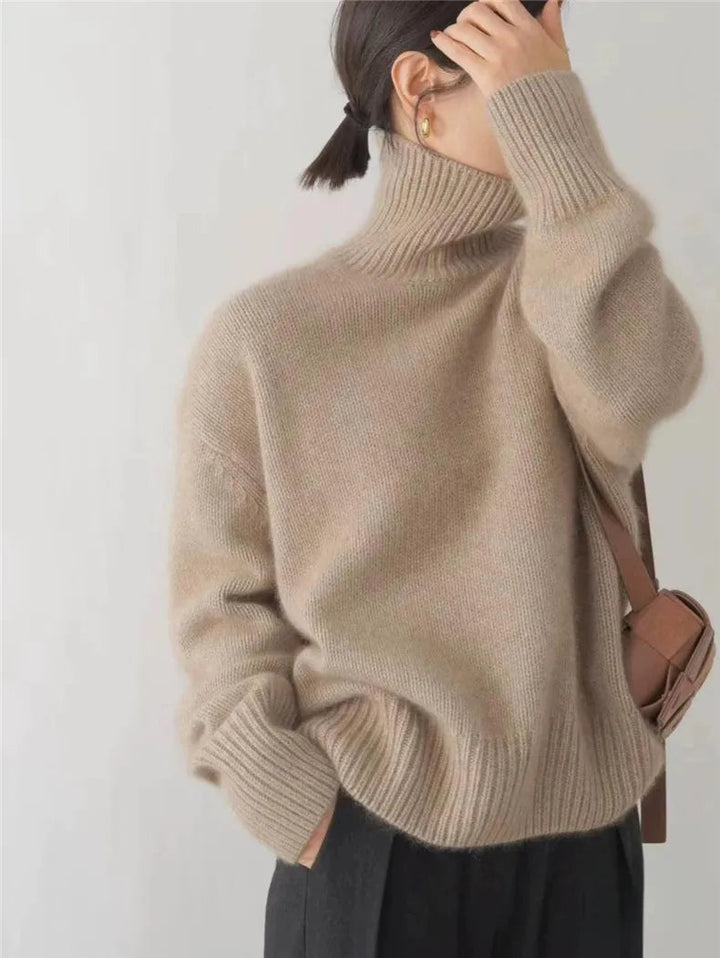 Eleganter Rollkragenpullover für Damen