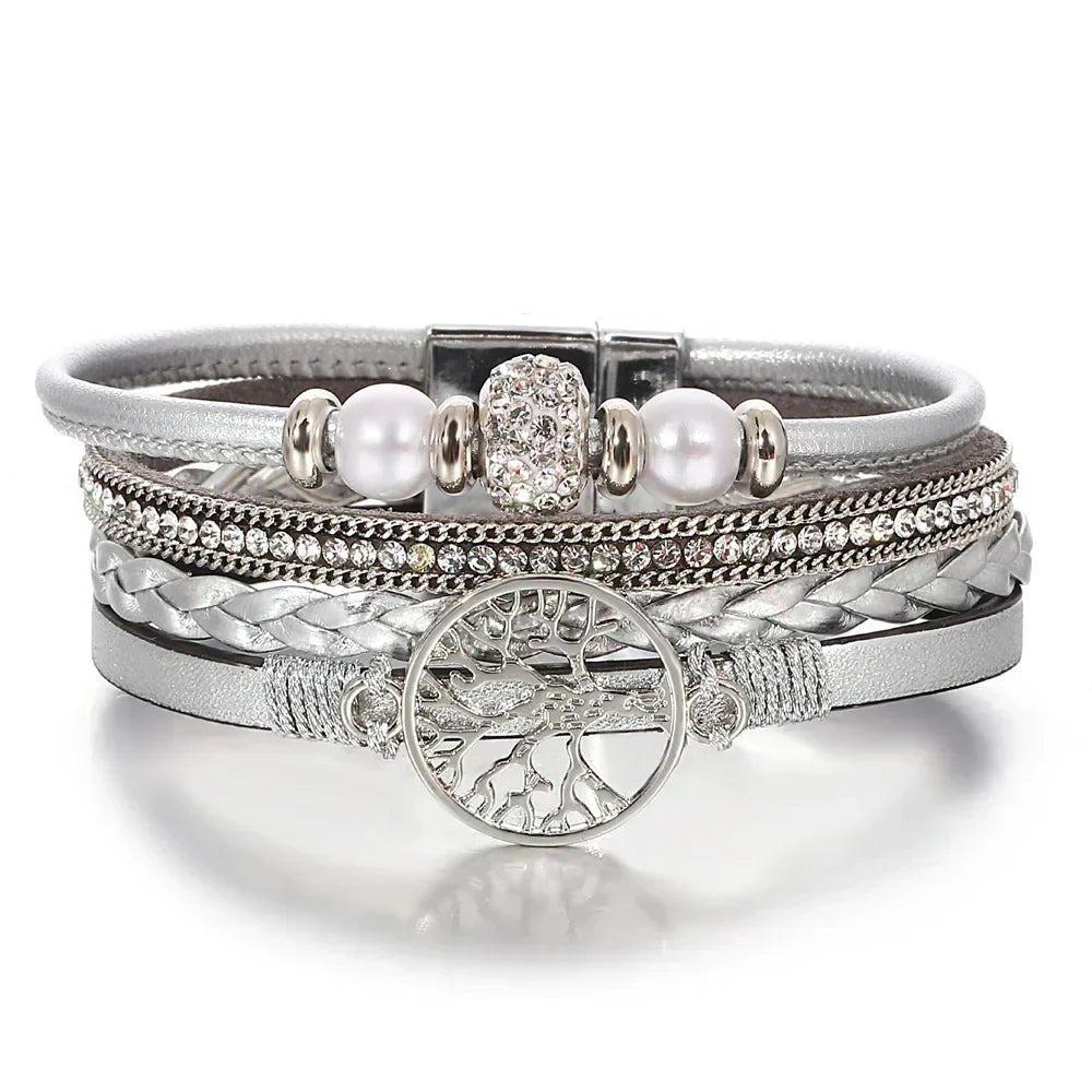 Baum des Lebens Strass Armband