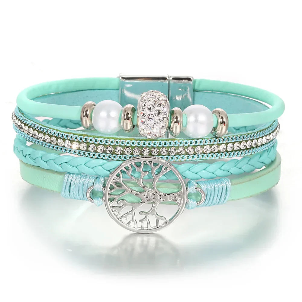 Baum des Lebens Strass Armband