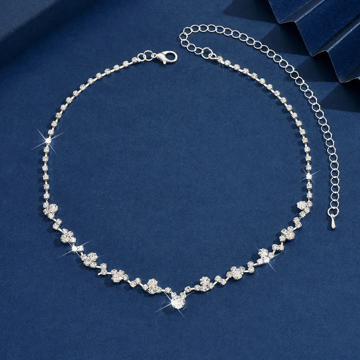 Elegante Braut Halskette