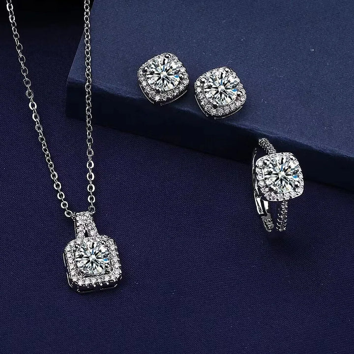 Luxuriöses Würfel Schmuck Set