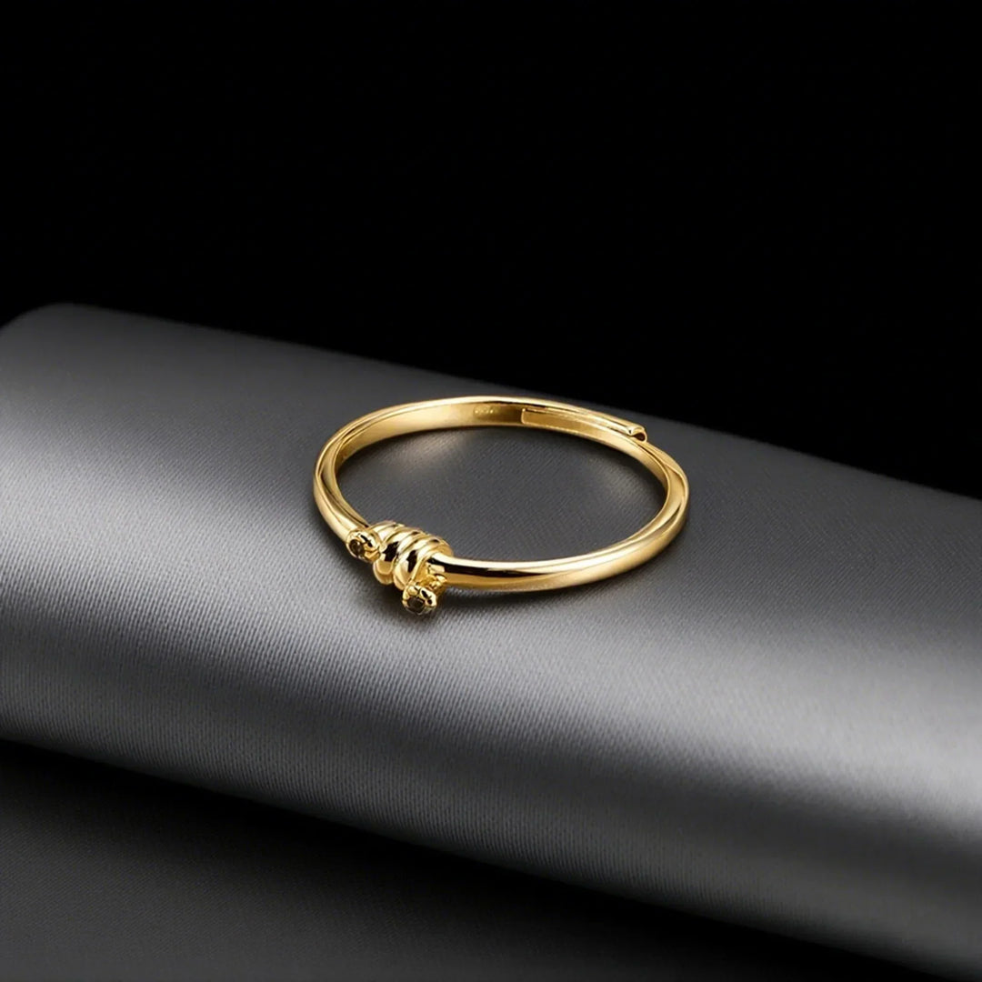 Eleganter Kleiner Kristall Ring