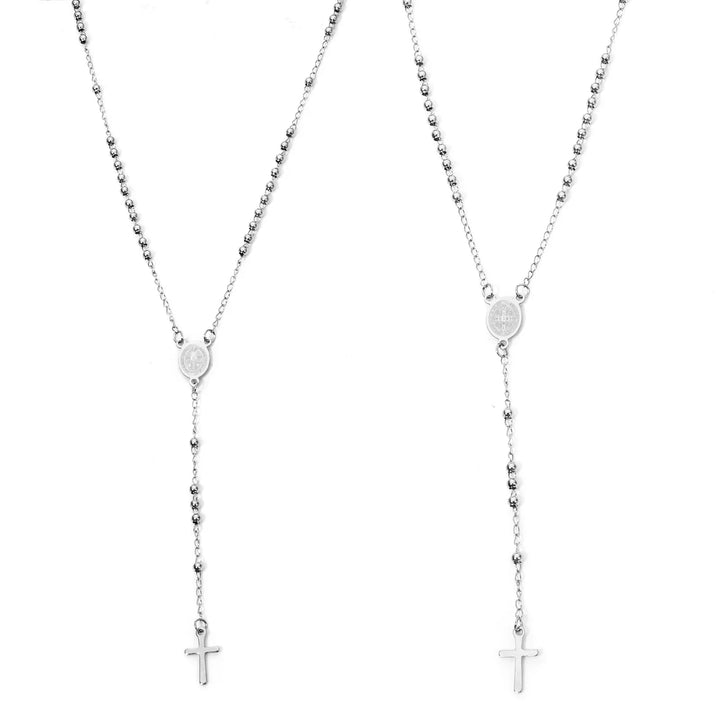 Rosenkranz Halskette aus Edelstahl