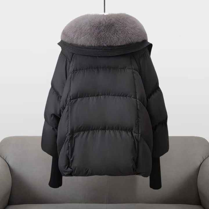 Warme Lange Puffer Winter Jacke für Damen