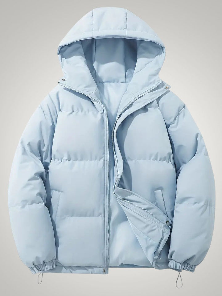 Warme Puffer Daunenjacke mit Kapuze für Damen