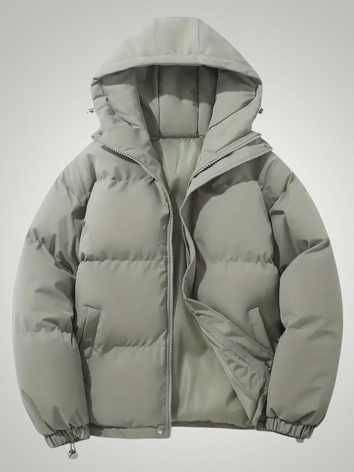 Warme Puffer Daunenjacke mit Kapuze für Damen