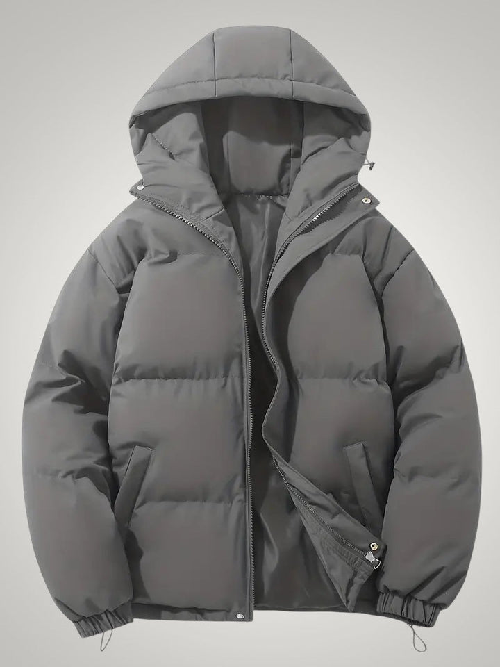 Warme Puffer Daunenjacke mit Kapuze für Damen