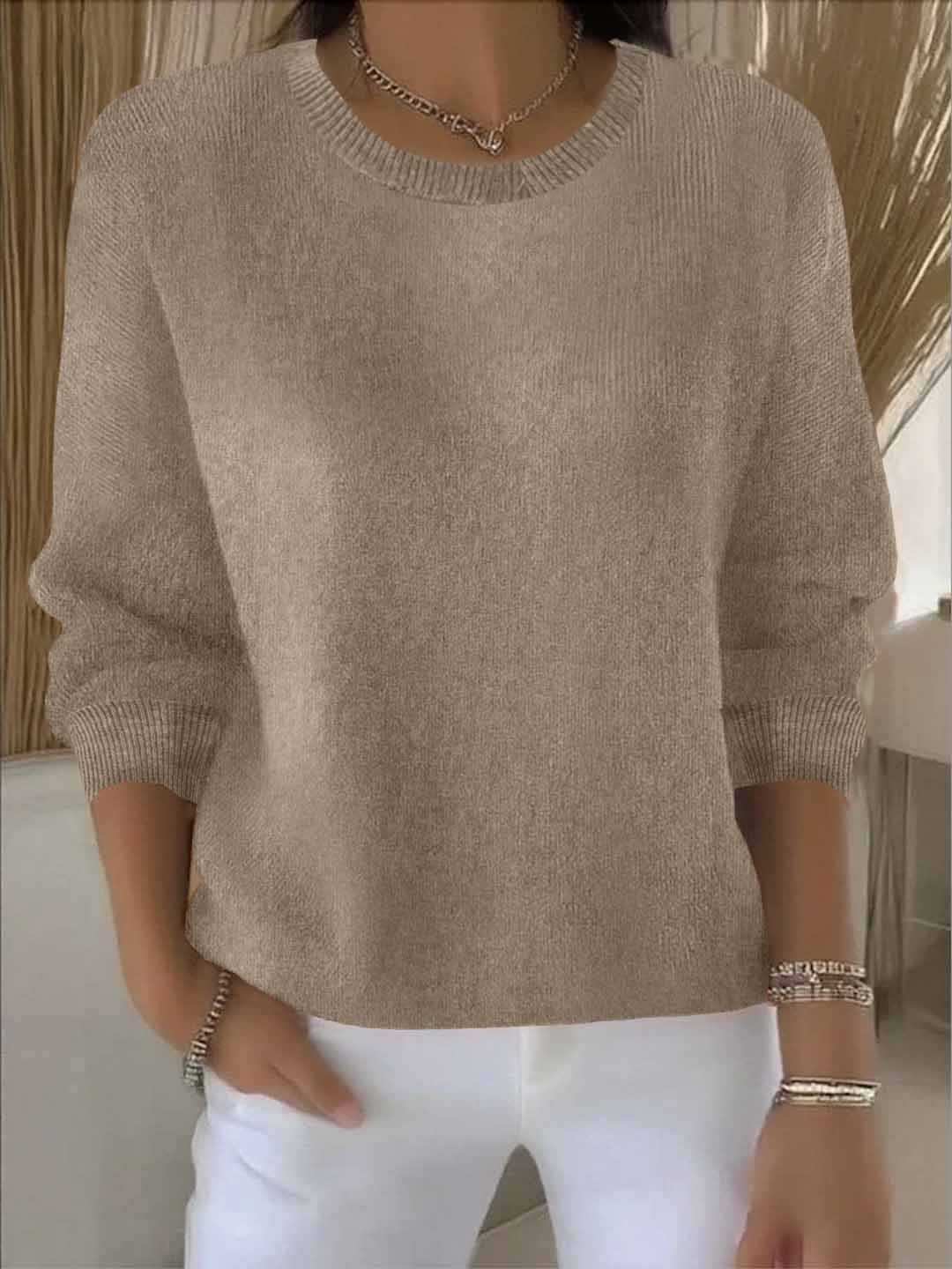 Klassischer Damen Pullover für den Winter