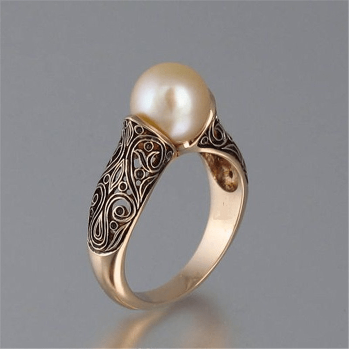 Vintage Goldfarbener Ring