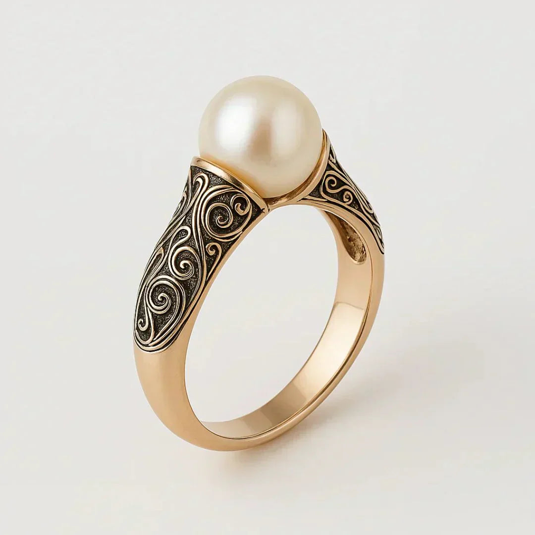 Vintage Goldfarbener Ring