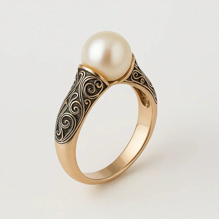 Vintage Goldfarbener Ring
