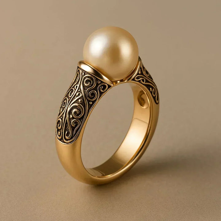 Vintage Goldfarbener Ring
