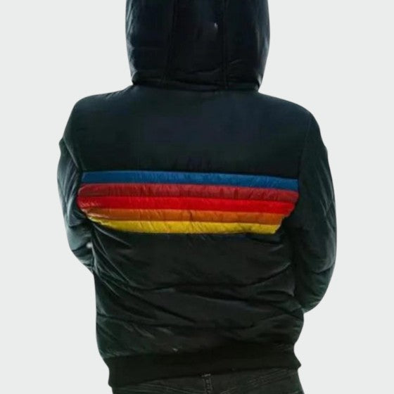 Zeitlose Wasserdichte Steppjacke mit Kapuze für Damen