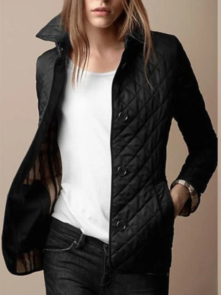 Elegante Leichte Steppjacke mit Knöpfen für Damen