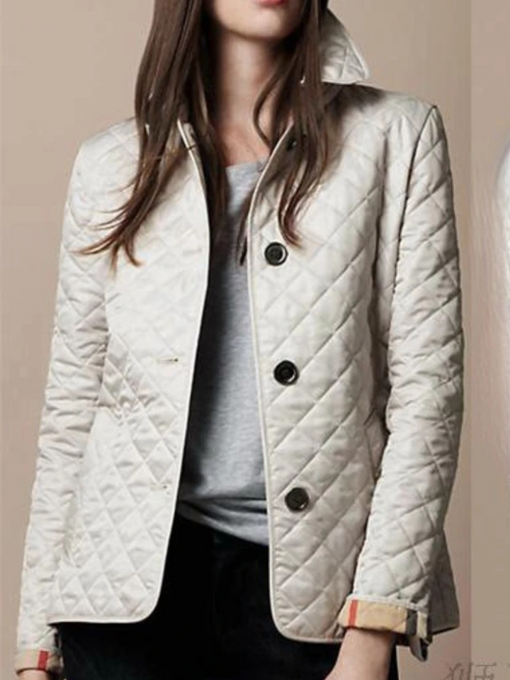 Elegante Leichte Steppjacke mit Knöpfen für Damen