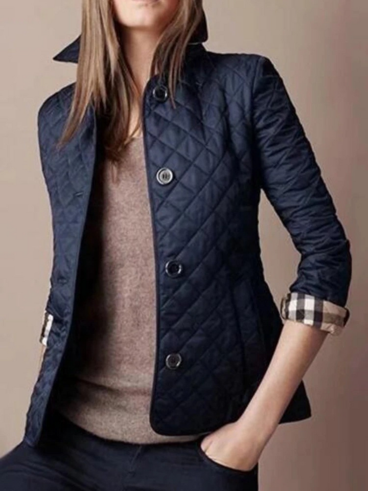 Elegante Leichte Steppjacke mit Knöpfen für Damen